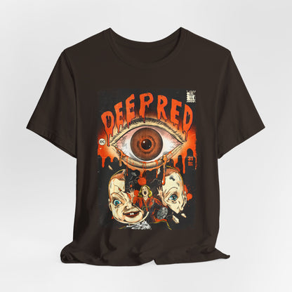Deep Red Horror Movie | Unisex Graphic Short Sleeve Tee