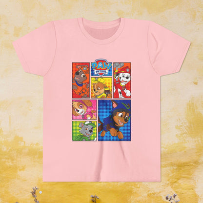 Paw Patrol T-shirt - Animation TV Series Youth Short Sleeve Tee