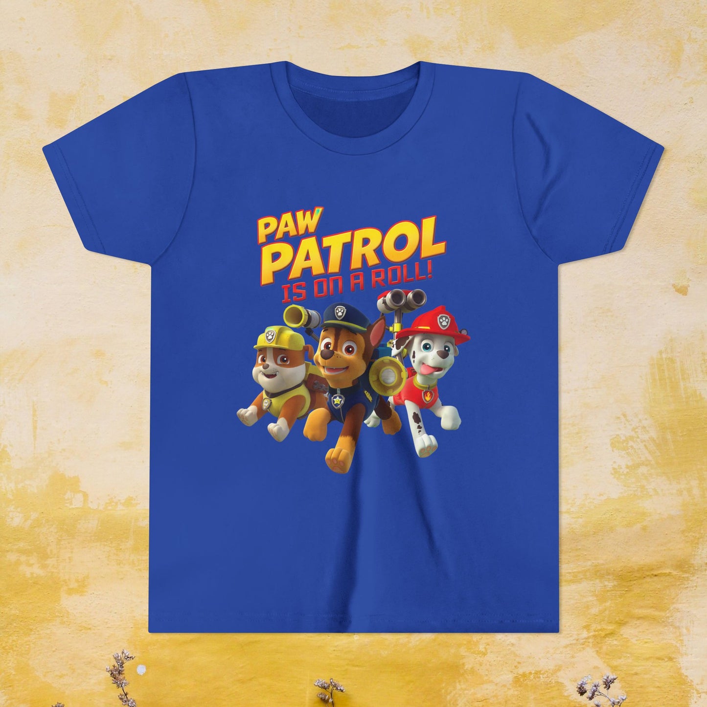 Paw Patrol is On a Roll - Paw Patrol T-shirt - Animation TV Series Youth Short Sleeve Tee