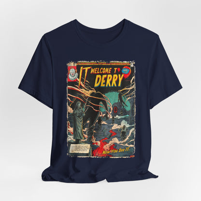 IT Welcome To Derry Horror TV Series | Unisex Graphic Short Sleeve Tee