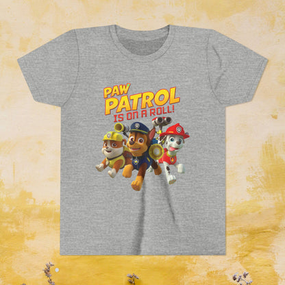 Paw Patrol is On a Roll - Paw Patrol T-shirt - Animation TV Series Youth Short Sleeve Tee
