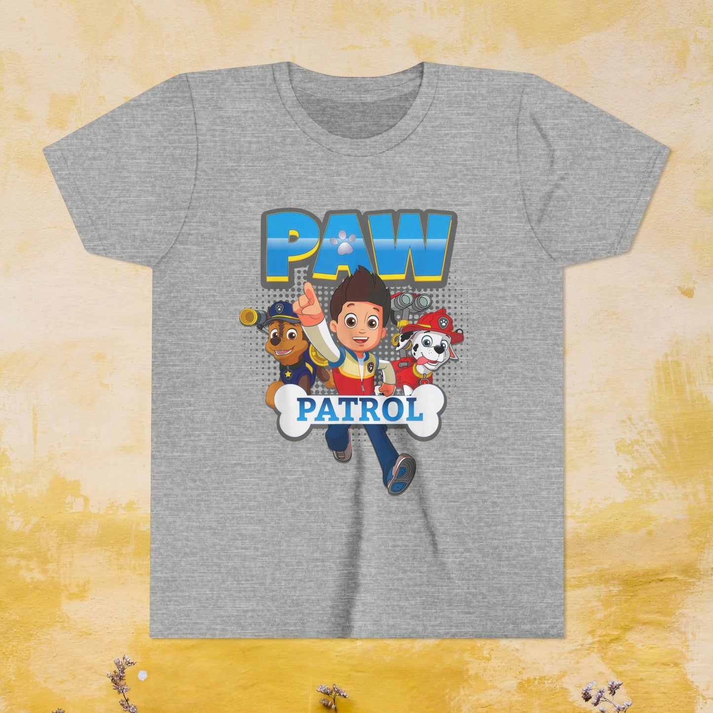 Paw Patrol T-shirt - Animation TV Series Youth Short Sleeve Tee