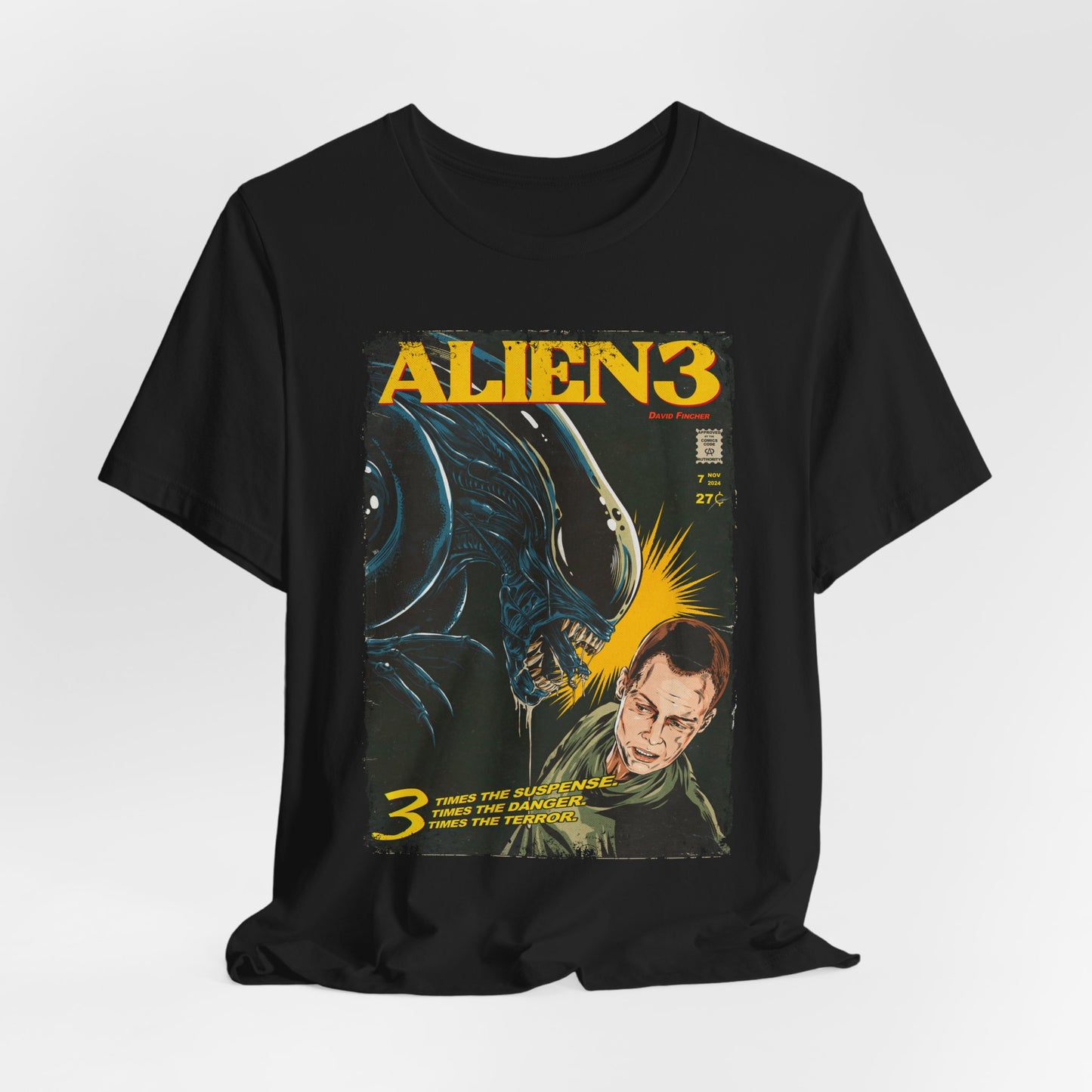 Alien 3 Horror Sci-fi Movie | Unisex Graphic Short Sleeve Tee