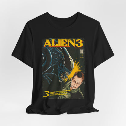 Alien 3 Horror Sci-fi Movie | Unisex Graphic Short Sleeve Tee