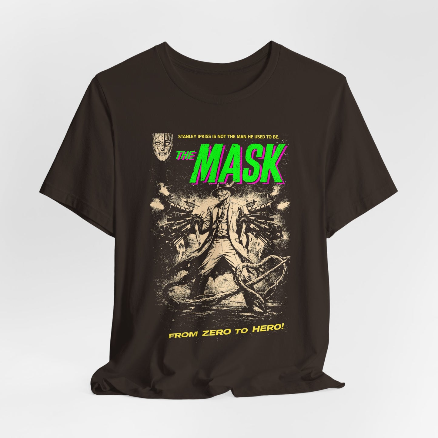 The Mask Horror Superhero Movie T-Shirt | Unisex Graphic Short Sleeve Tee