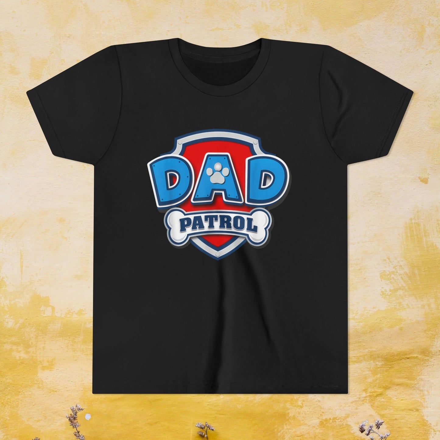 Dad Patrol - Paw Patrol Father's Day T-shirt - Animation TV Series Youth Short Sleeve Tee