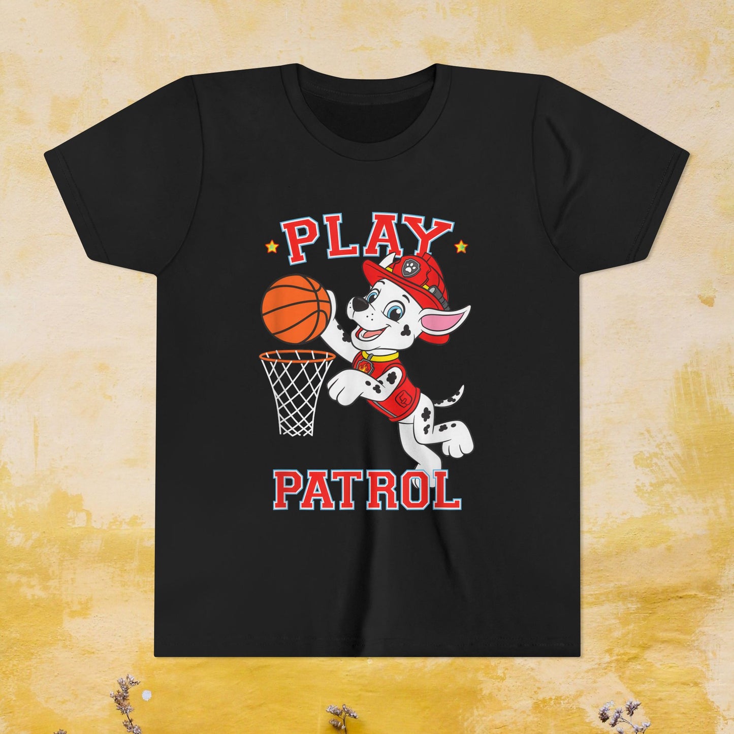 Play Patrol - Paw Patrol T-shirt - Animation TV Series Youth Short Sleeve Tee