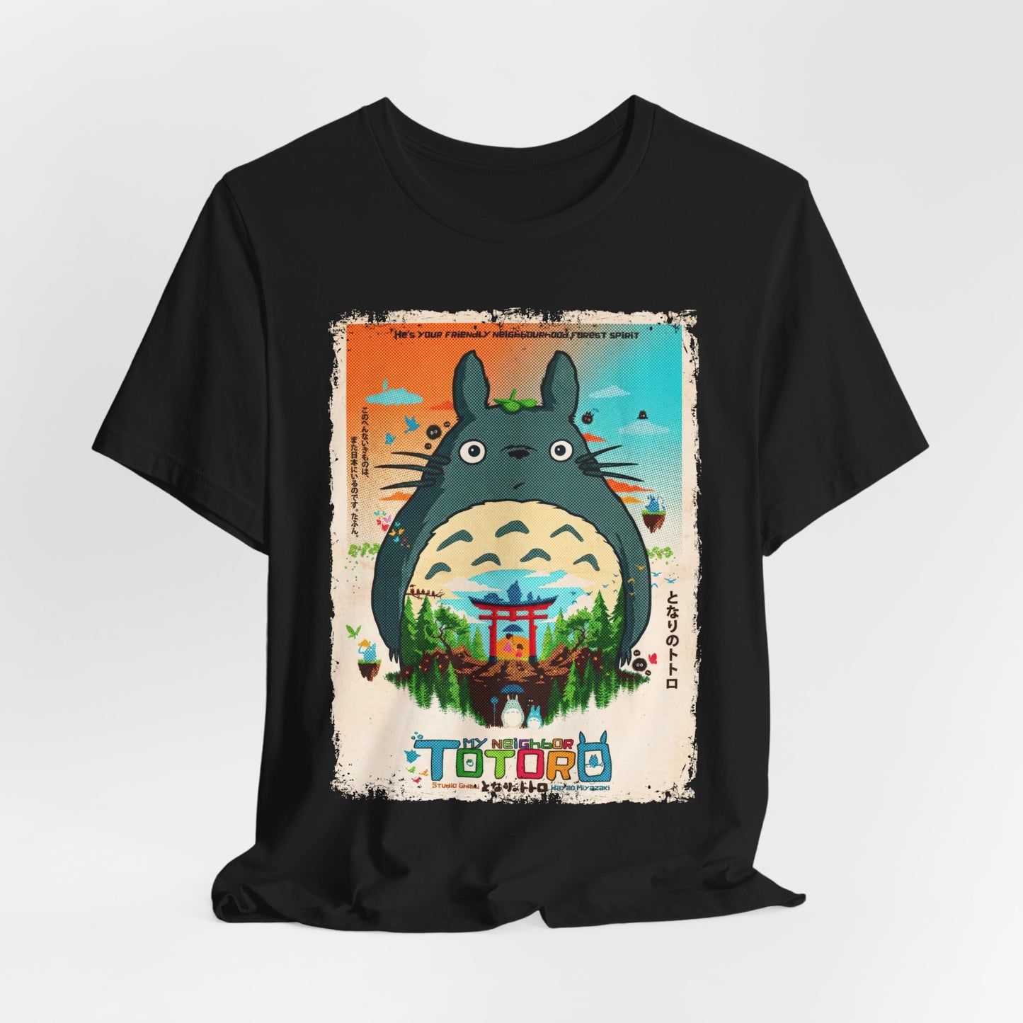 Ghibli's My Neighbor Totoro Anime Movie T-Shirt | Unisex Graphic Short Sleeve Tee