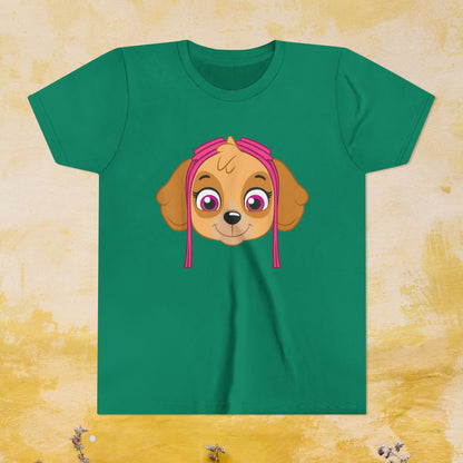 Skye - Paw Patrol T-shirt - Animation TV Series Youth Short Sleeve Tee