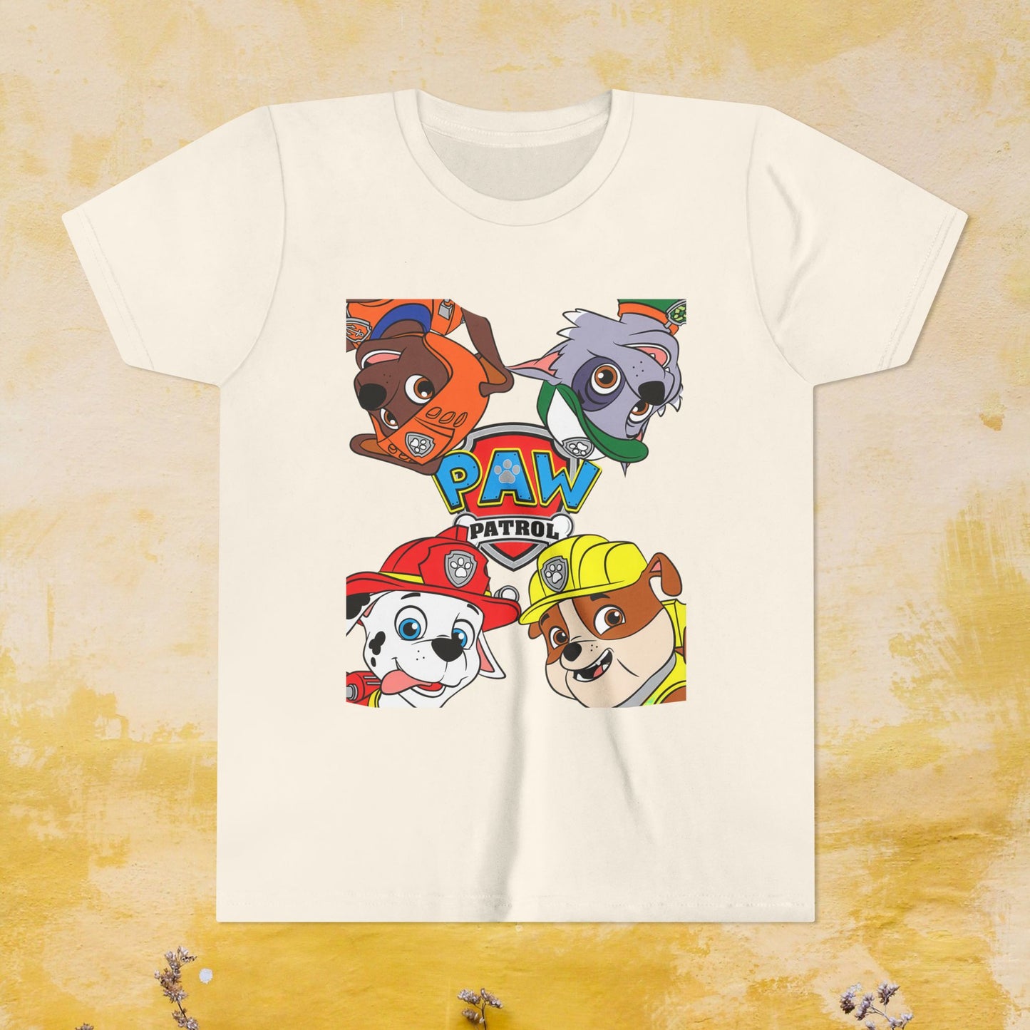 Paw Patrol T-shirt - Animation TV Series Youth Short Sleeve Tee