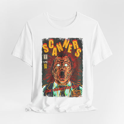 Scanners Horror Movie | Unisex Graphic Short Sleeve Tee