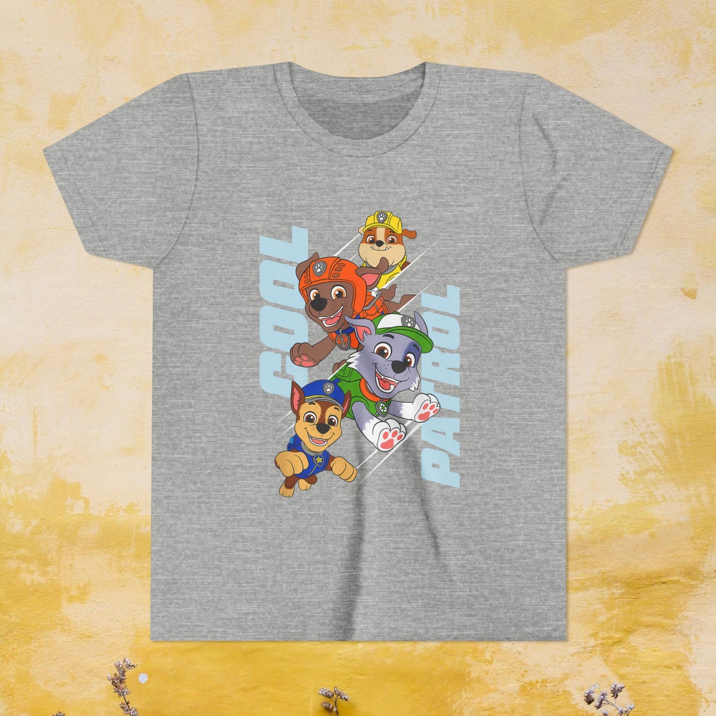 Cool Patrol - Paw Patrol T-shirt - Animation TV Series Youth Short Sleeve Tee