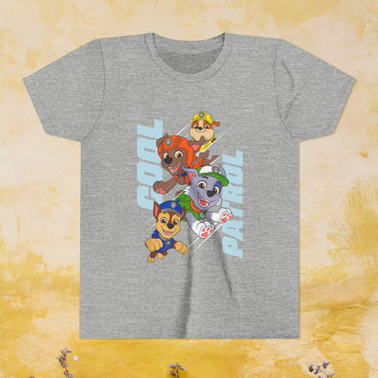 Cool Patrol - Paw Patrol T-shirt - Animation TV Series Youth Short Sleeve Tee