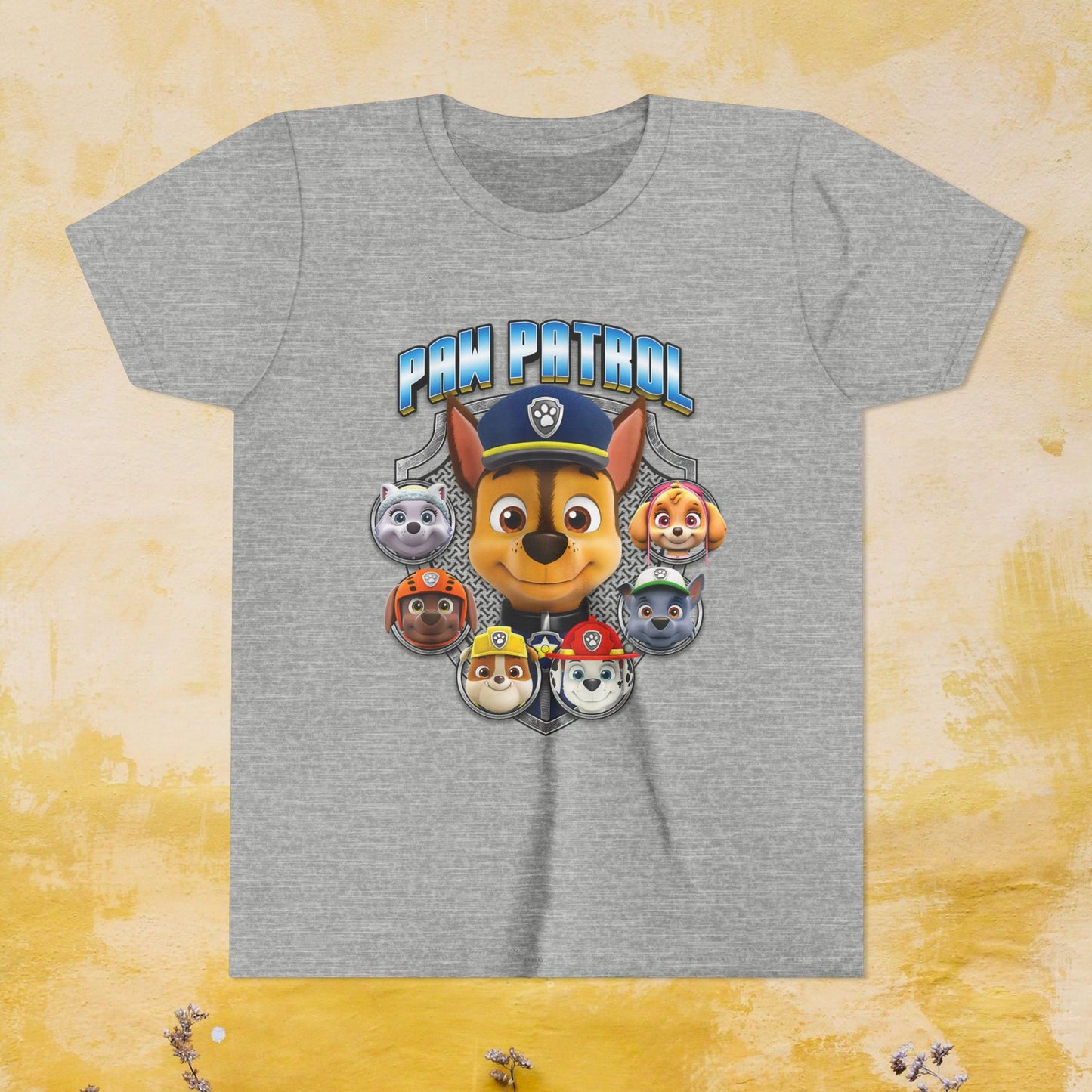 Paw Patrol T-shirt - Animation TV Series Youth Short Sleeve Tee