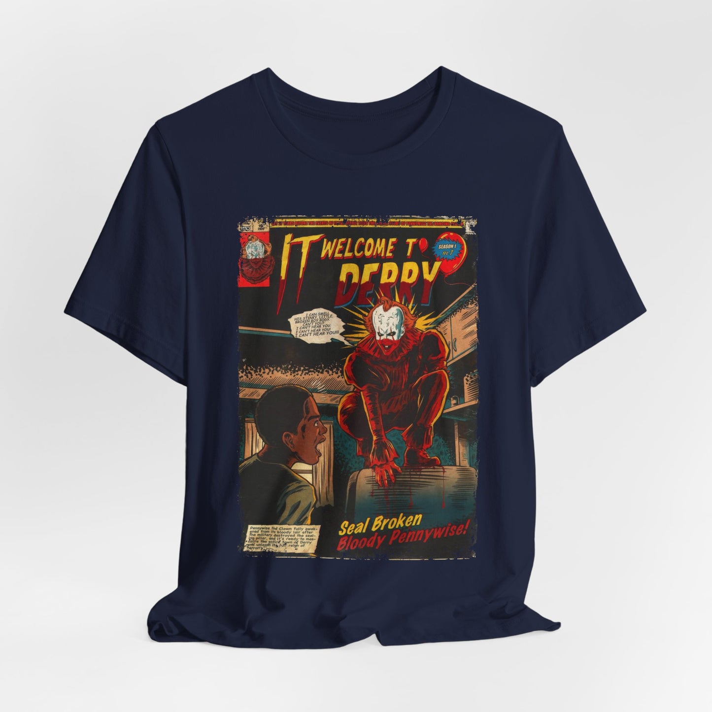 IT Welcome To Derry Horror TV Series | Unisex Graphic Short Sleeve Tee