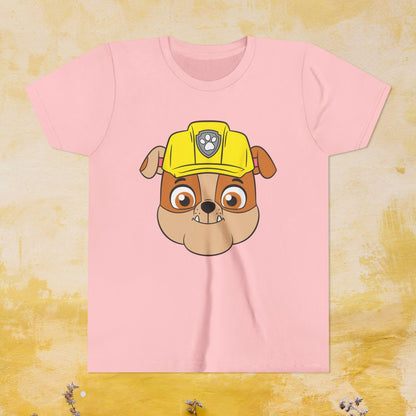 Rubble - Paw Patrol T-shirt - Animation TV Series Youth Short Sleeve Tee