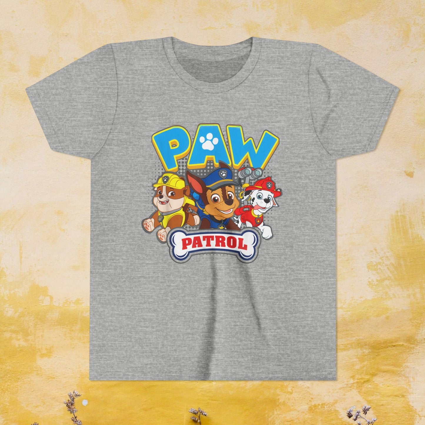 Paw Patrol T-shirt - Animation TV Series Youth Short Sleeve Tee