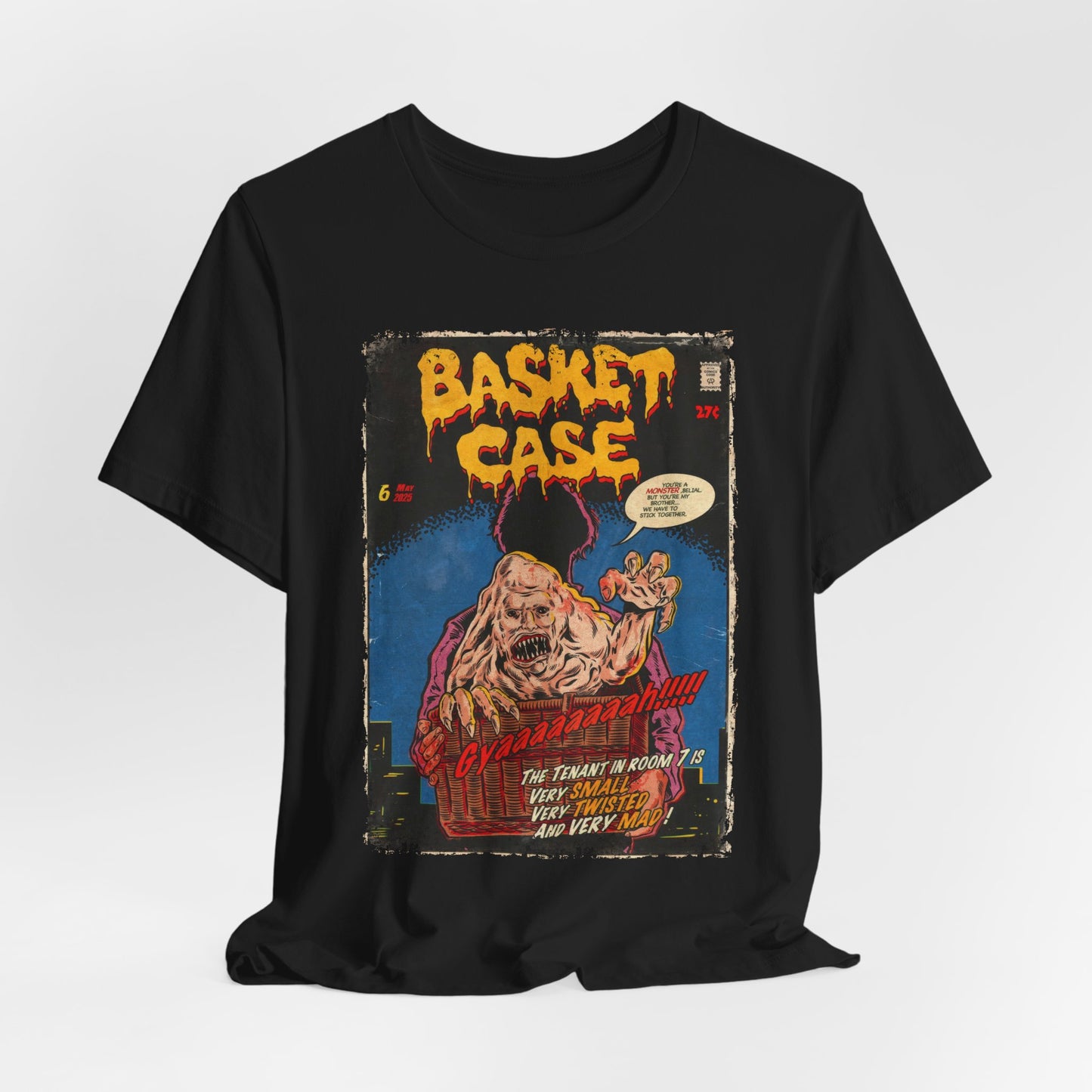Basket Case Horror Movie | Unisex Graphic Short Sleeve Tee