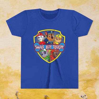 Small But Tough! - Paw Patrol T-shirt - Animation TV Series Youth Short Sleeve Tee
