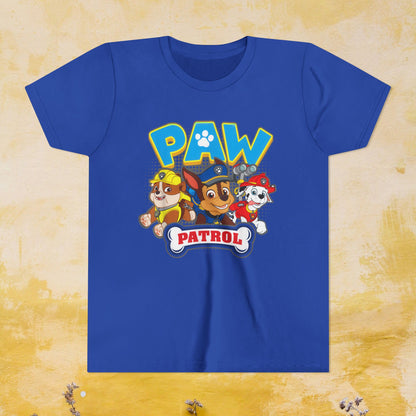 Paw Patrol T-shirt - Animation TV Series Youth Short Sleeve Tee