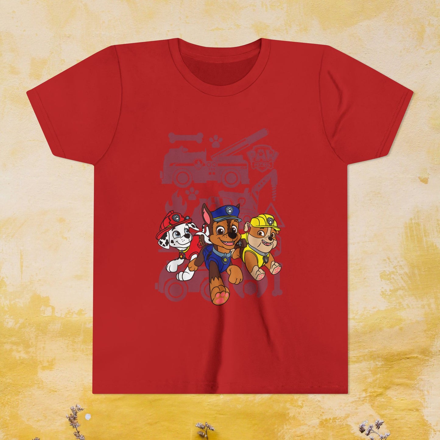 Paw Patrol T-shirt - Animation TV Series Youth Short Sleeve Tee
