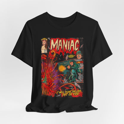 Maniac Horror Movie | Unisex Graphic Short Sleeve Tee