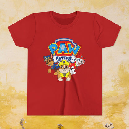 Paw Patrol T-shirt - Animation TV Series Youth Short Sleeve Tee