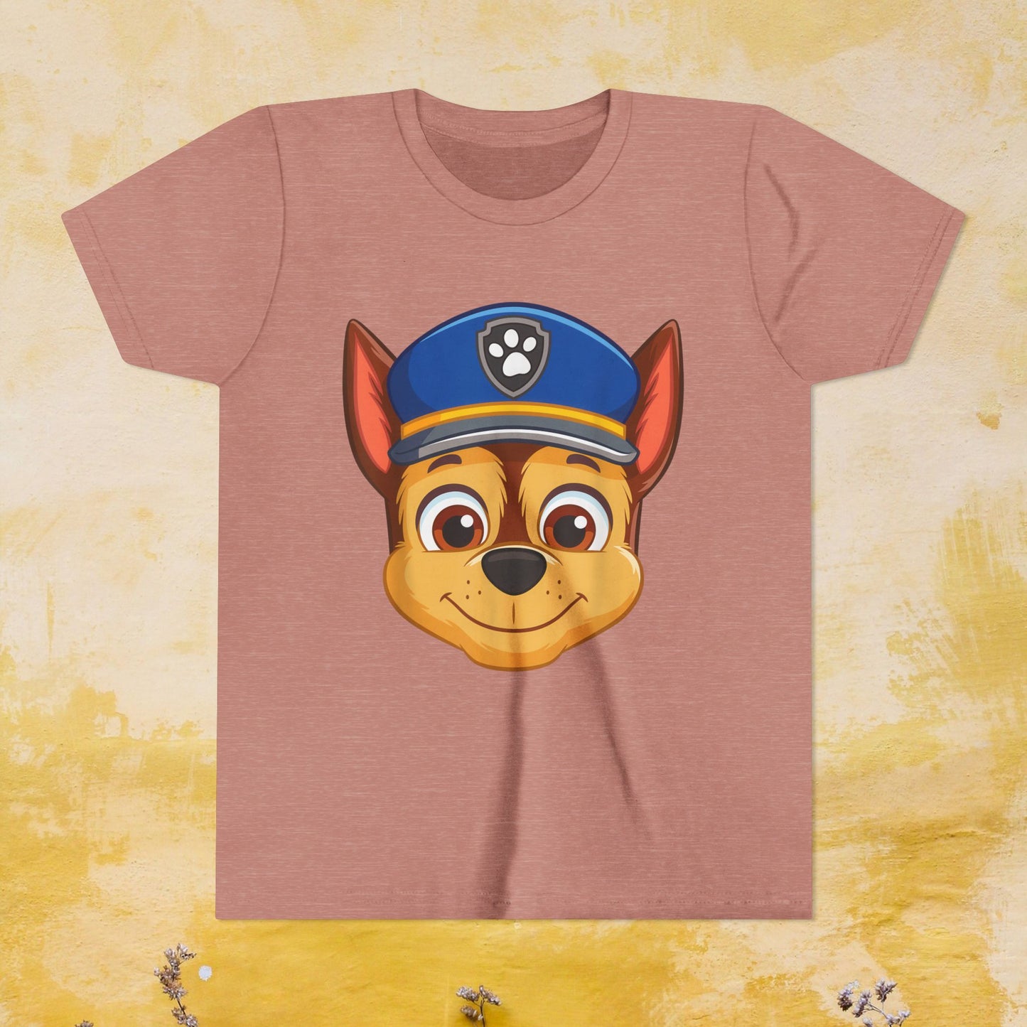 Chase - Paw Patrol T-shirt - Animation TV Series Youth Short Sleeve Tee