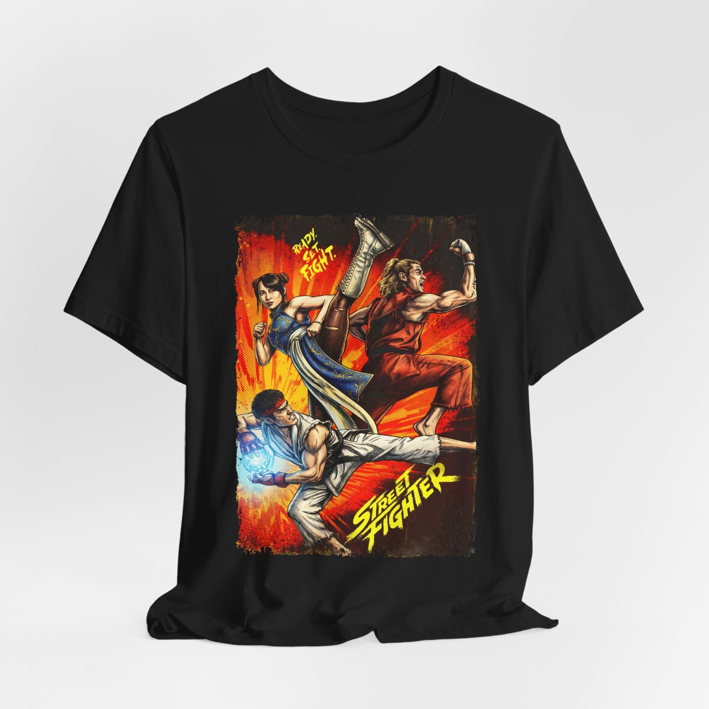 Street Fighter Action Video Game Movie | Unisex Graphic Short Sleeve Tee