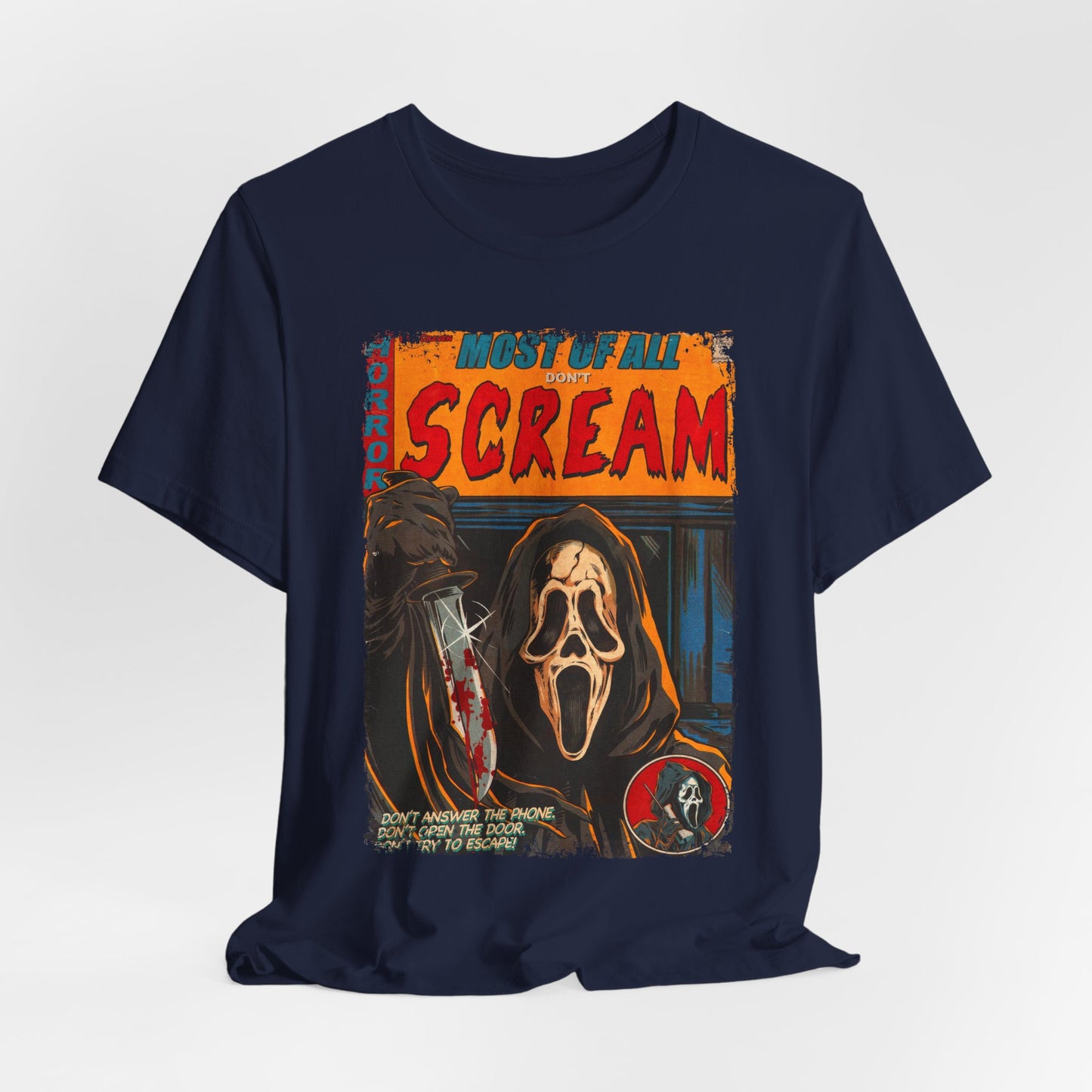 Scream Horror Movie | Unisex Graphic Short Sleeve Tee