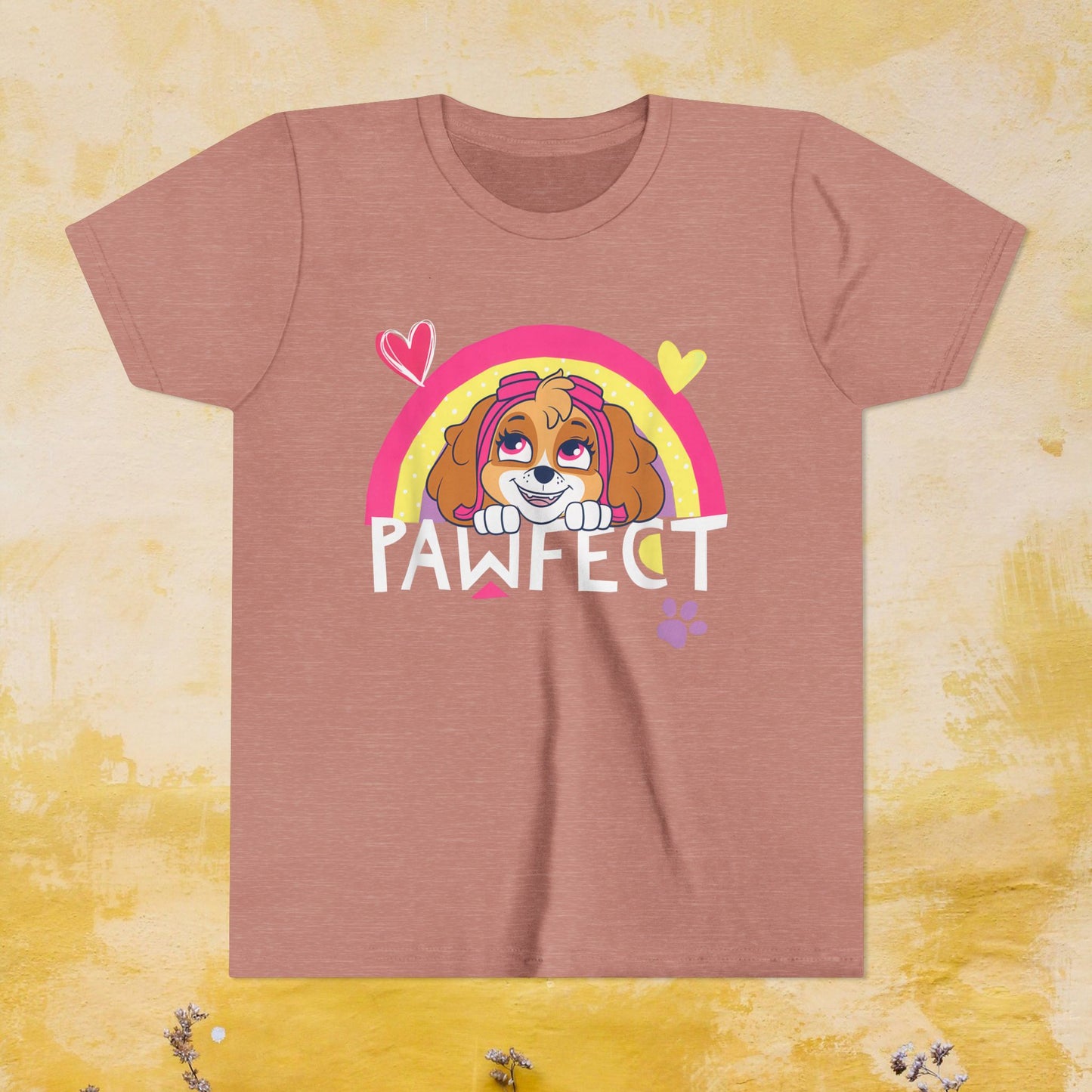 Pawfect - Paw Patrol T-shirt - Animation TV Series Youth Short Sleeve Tee