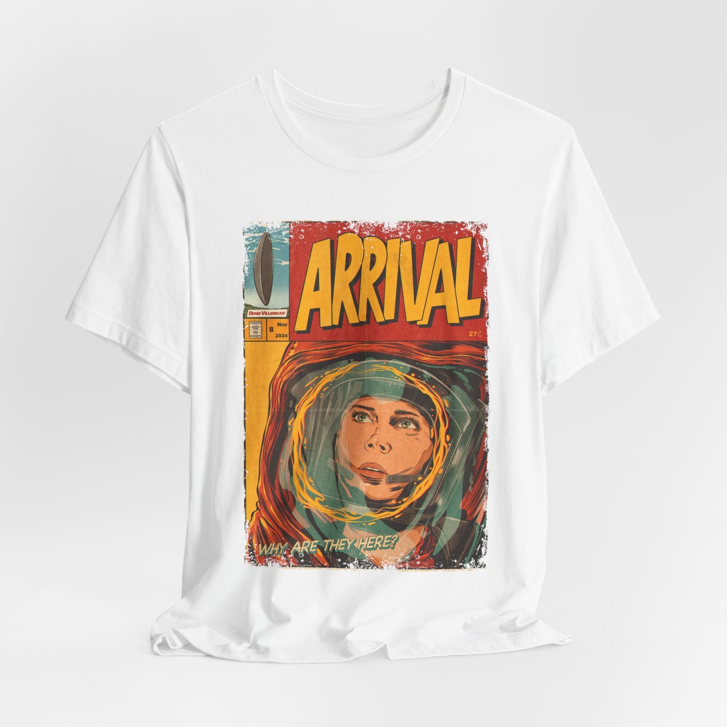 Arrival Horror Sci-fi Movie | Unisex Graphic Short Sleeve Tee