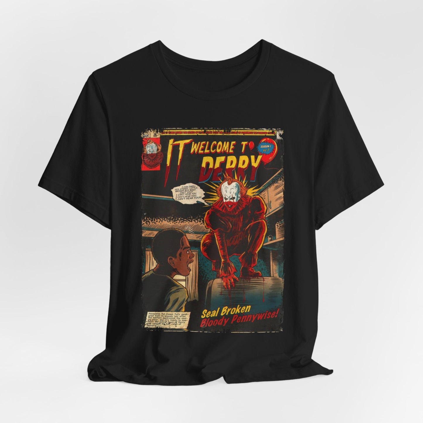 IT Welcome To Derry Horror TV Series | Unisex Graphic Short Sleeve Tee