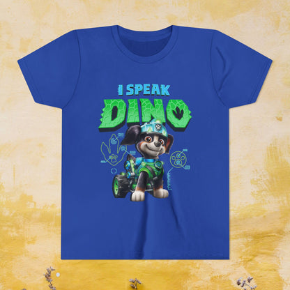 I Speak Dino - Paw Patrol: The Dino Movie T-shirt - Animation TV Series Youth Short Sleeve Tee