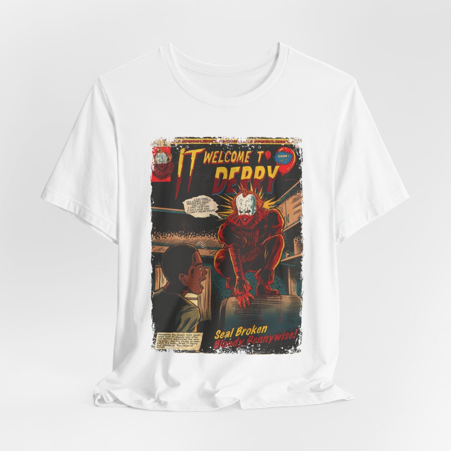 IT Welcome To Derry Horror TV Series | Unisex Graphic Short Sleeve Tee