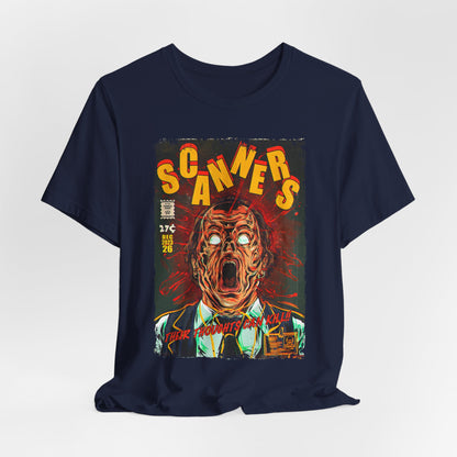 Scanners Horror Movie | Unisex Graphic Short Sleeve Tee