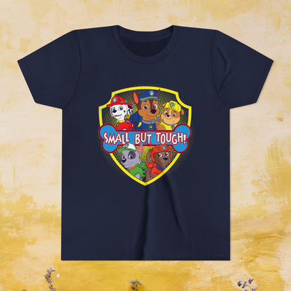Small But Tough! - Paw Patrol T-shirt - Animation TV Series Youth Short Sleeve Tee
