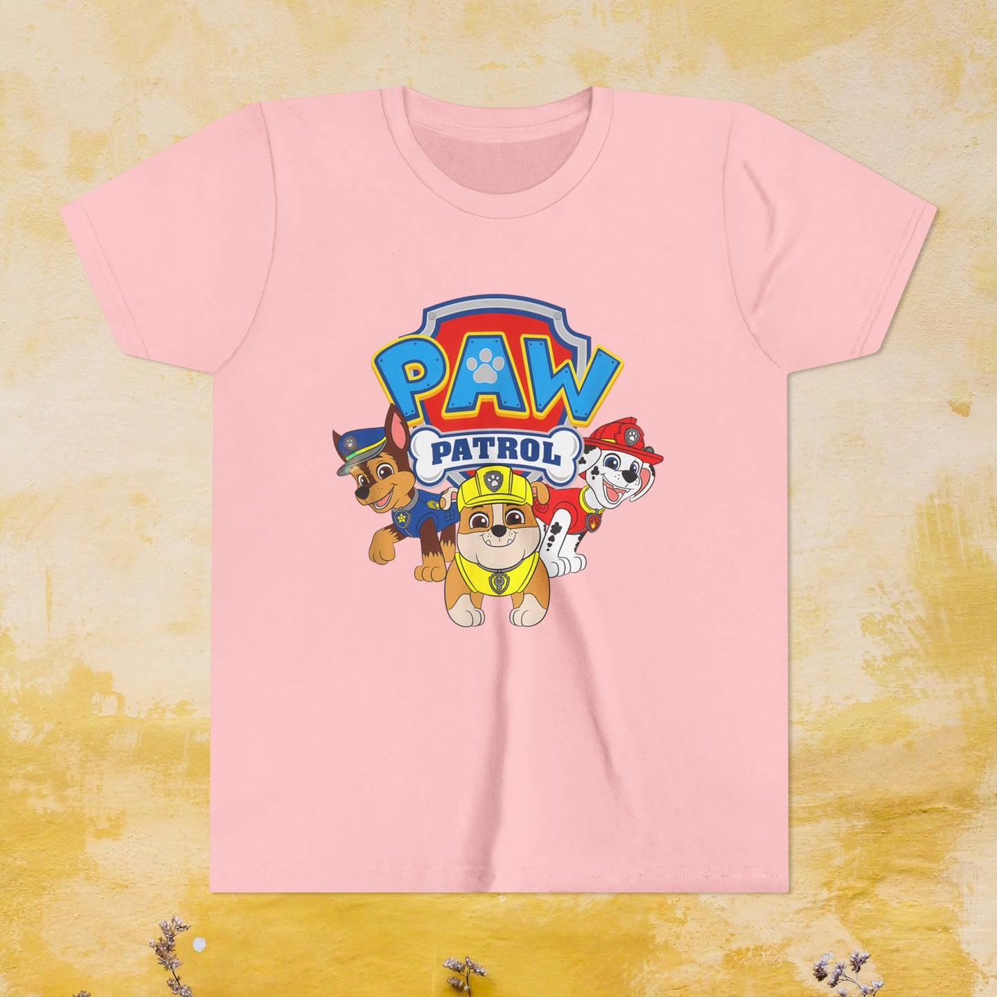 Paw Patrol T-shirt - Animation TV Series Youth Short Sleeve Tee