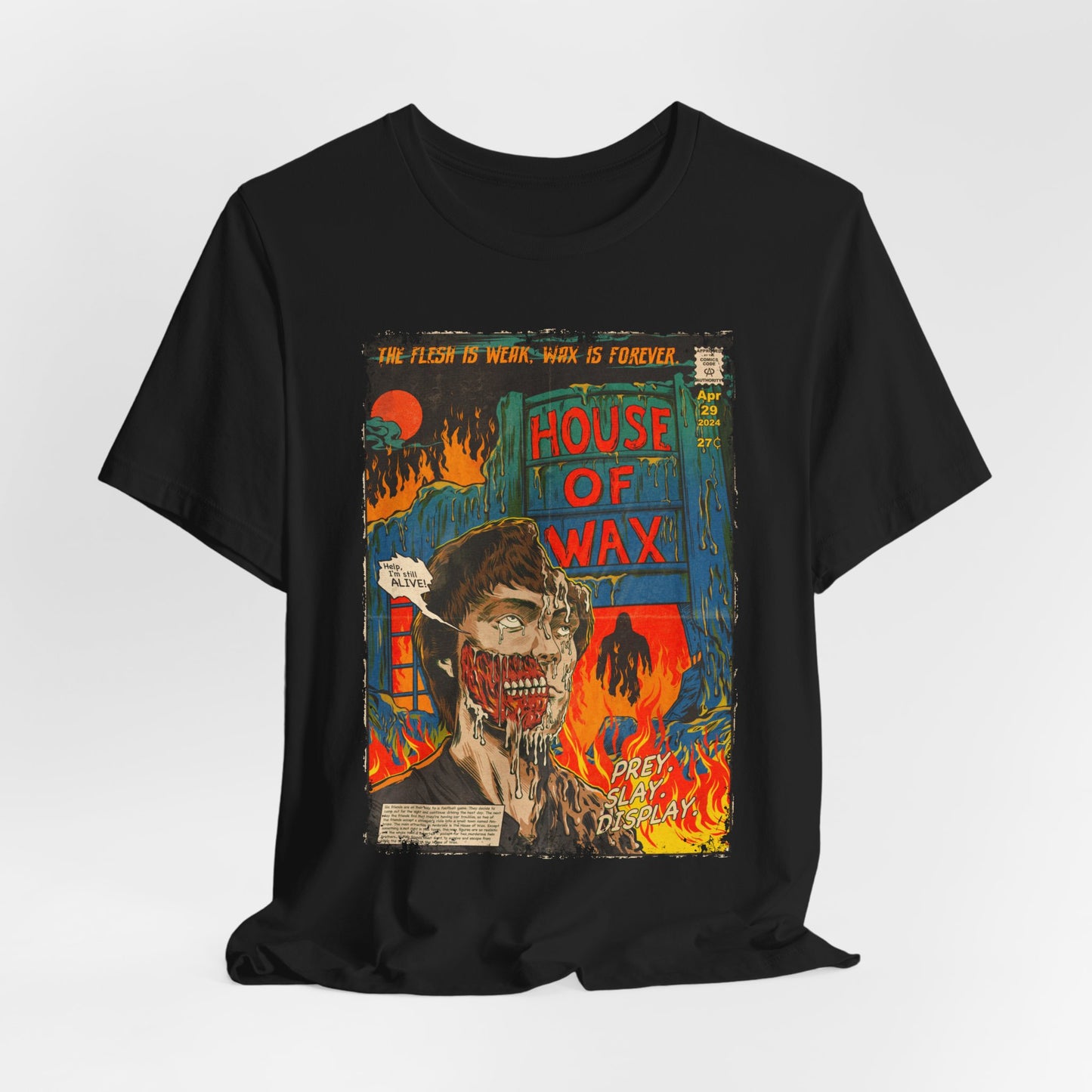 House of Wax Horror Movie | Unisex Graphic Short Sleeve Tee