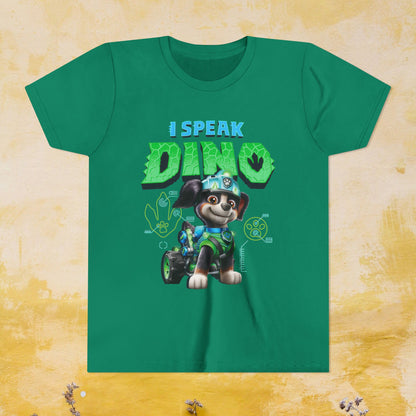 I Speak Dino - Paw Patrol: The Dino Movie T-shirt - Animation TV Series Youth Short Sleeve Tee