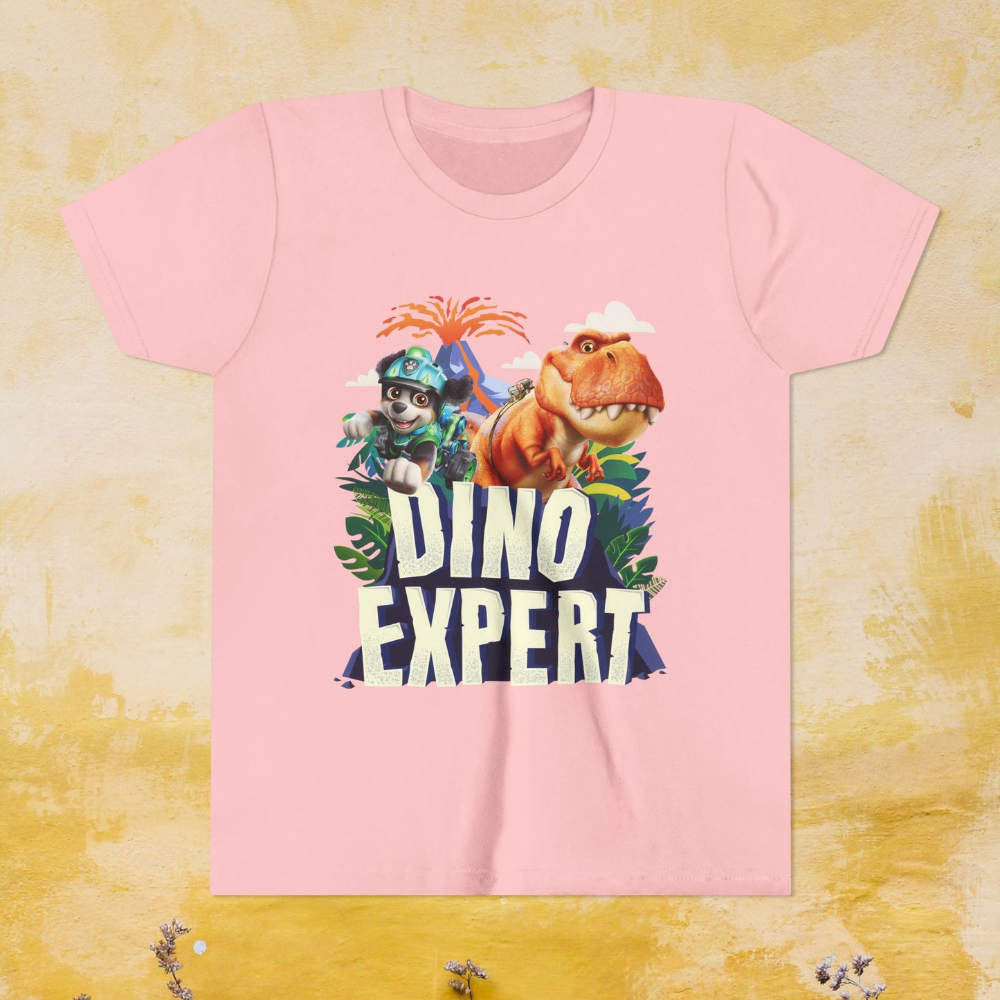 Dino Expert - Paw Patrol: The Dino Movie T-shirt - Animation TV Series Youth Short Sleeve Tee