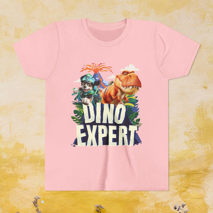 Dino Expert - Paw Patrol: The Dino Movie T-shirt - Animation TV Series Youth Short Sleeve Tee