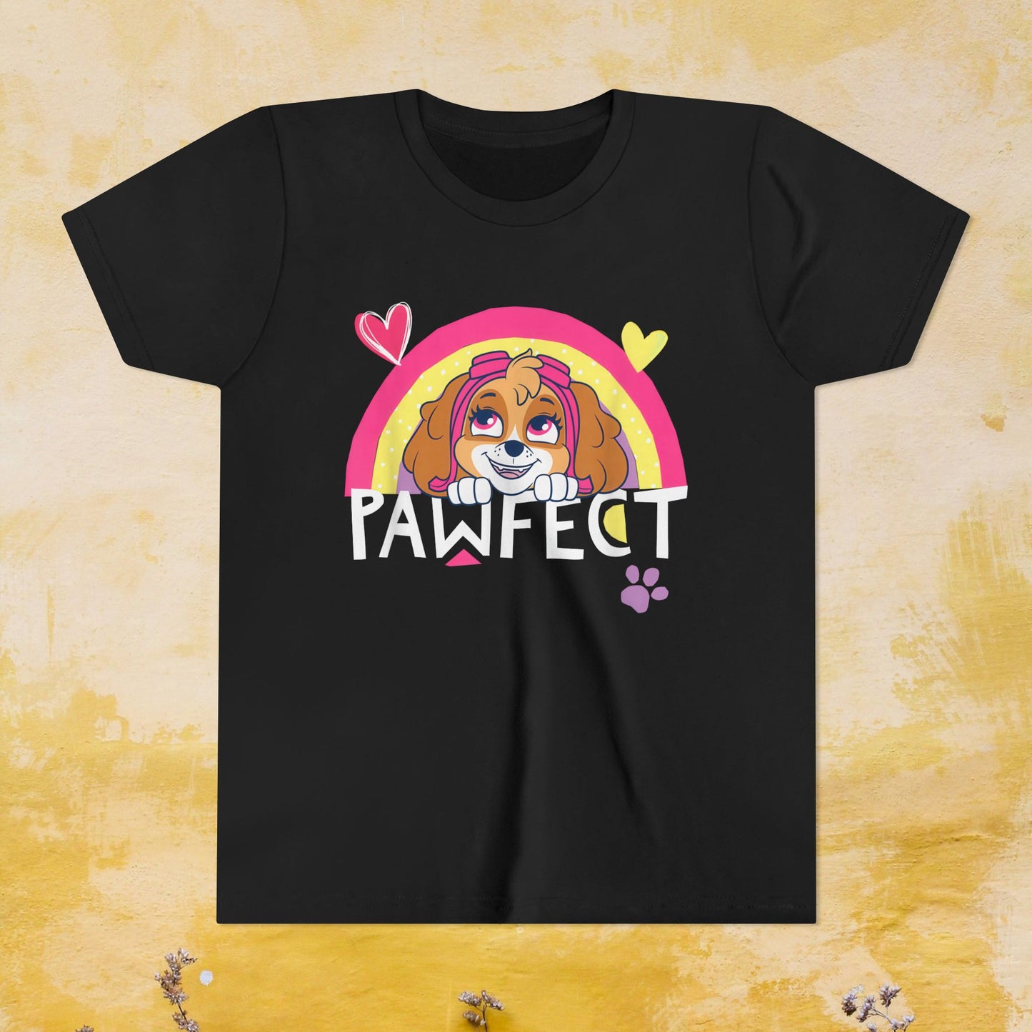 Pawfect - Paw Patrol T-shirt - Animation TV Series Youth Short Sleeve Tee