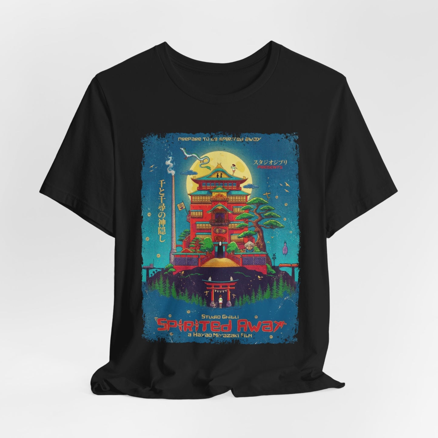 Ghibli's Spirited Away Anime Movie T-Shirt | Unisex Graphic Short Sleeve Tee