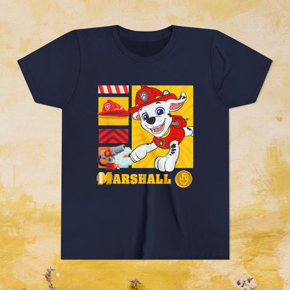Marshall - Paw Patrol T-shirt - Animation TV Series Youth Short Sleeve Tee