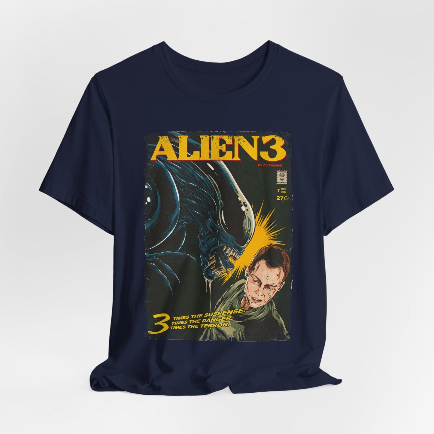 Alien 3 Horror Sci-fi Movie | Unisex Graphic Short Sleeve Tee