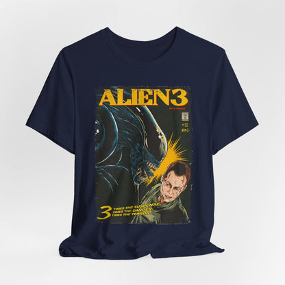 Alien 3 Horror Sci-fi Movie | Unisex Graphic Short Sleeve Tee