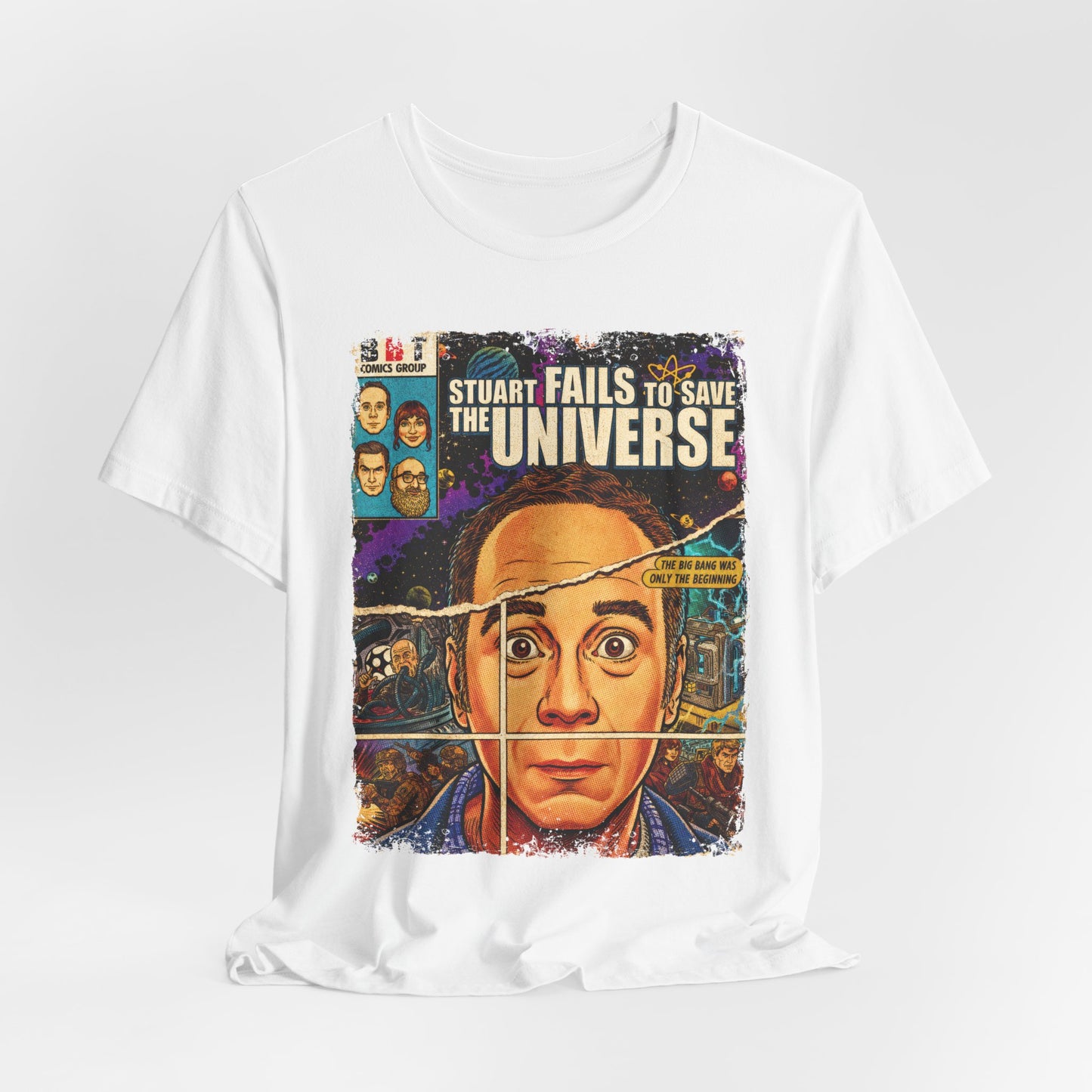 Stuart Fails to Save the Universe Movie | Unisex Graphic Short Sleeve Tee