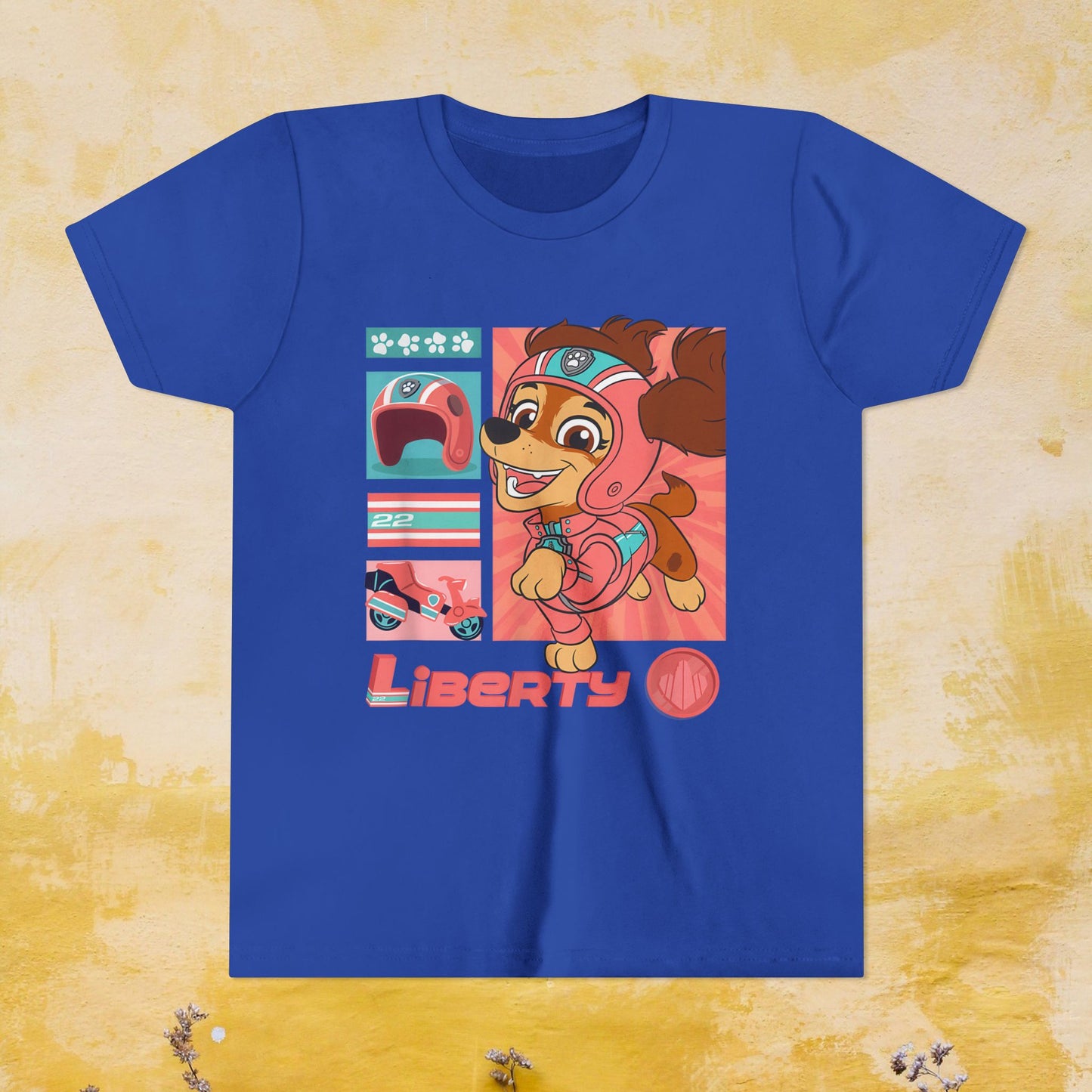 Liberty - Paw Patrol T-shirt - Animation TV Series Youth Short Sleeve Tee