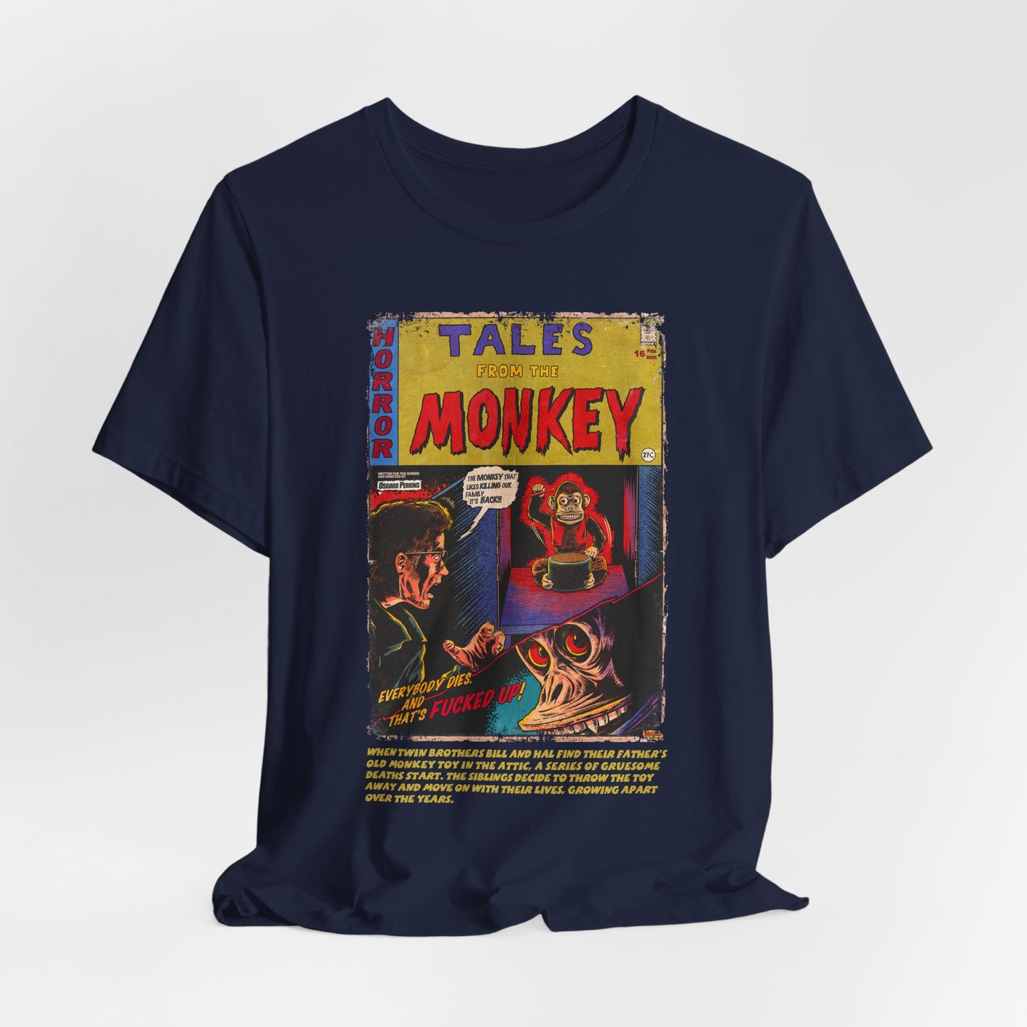 Tales From The Monkey Horror Movie | Unisex Graphic Short Sleeve Tee